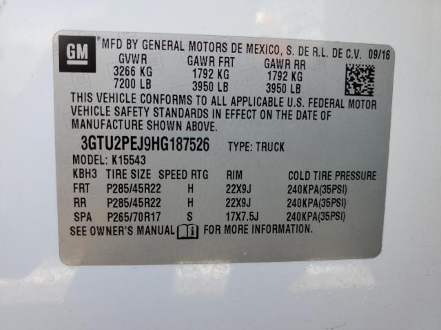 3GTU2PEJ9HG187526 GMC Sierra K1500 Denali