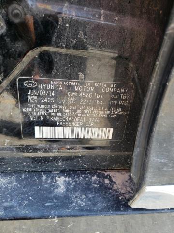 KMHEC4A48FA119774 Hyundai SONATA HYBRID