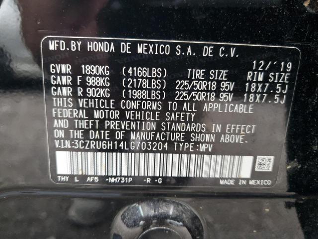 3CZRU6H14LG703204 Honda HR-V SPORT