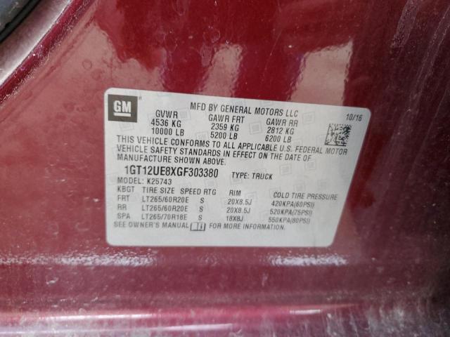 1GT12UE8XGF303380 GMC Sierra K2500 Denali