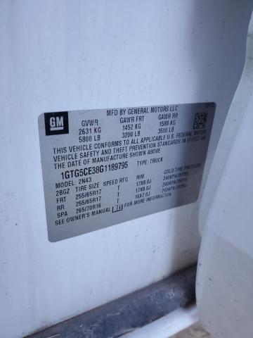 1GTG5CE38G1189795 GMC CANYON SLE