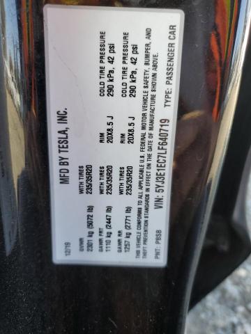 5YJ3E1EC7LF640719 Tesla MODEL 3