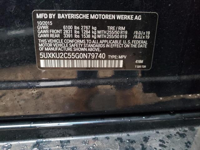 5UXKU2C55G0N79740 BMW X6 Xdrive35i