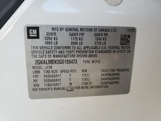 2GKALMEK5G6189473 GMC Terrain Sle