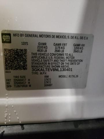 3GKALTEV8NL130401 GMC Terrain Sle