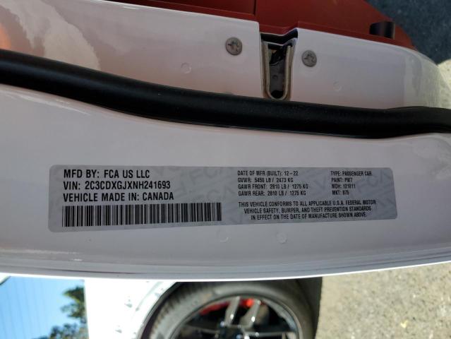 2C3CDXGJXNH241693 Dodge Charger Scat Pack