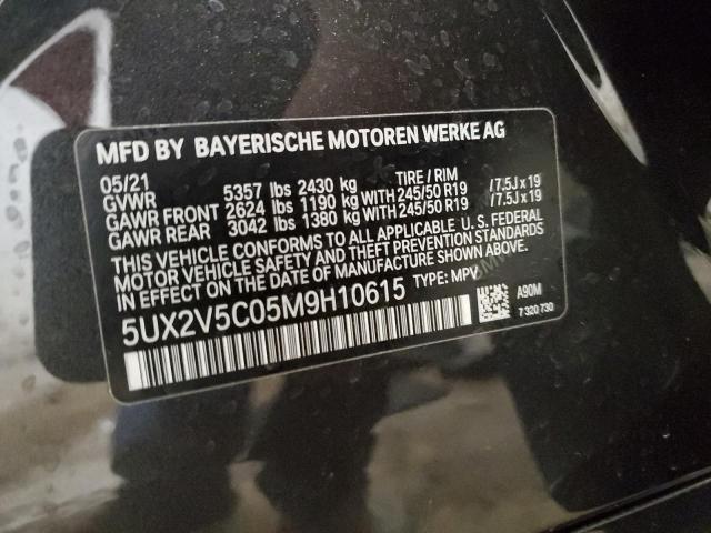 5UX2V5C05M9H10615 BMW X4 Xdrivem40i