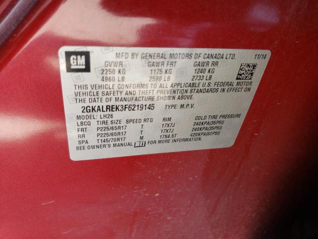 2GKALREK3F6219145 GMC Terrain Sle