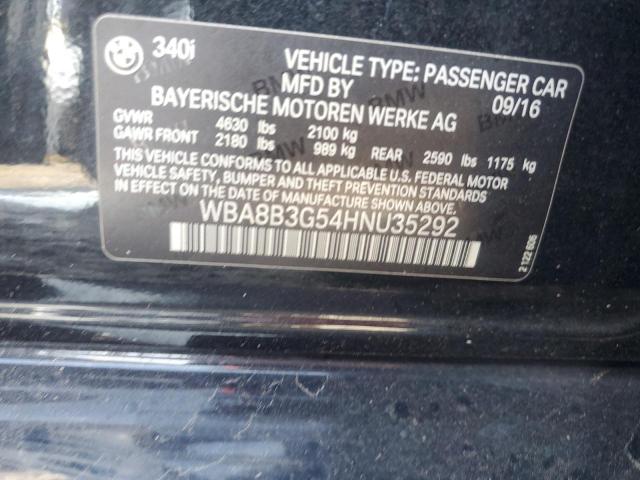 WBA8B3G54HNU35292 BMW 340 I