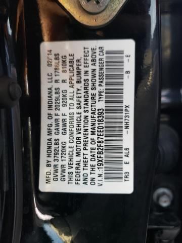 19XFB2F87EE018393 Honda CIVIC EX