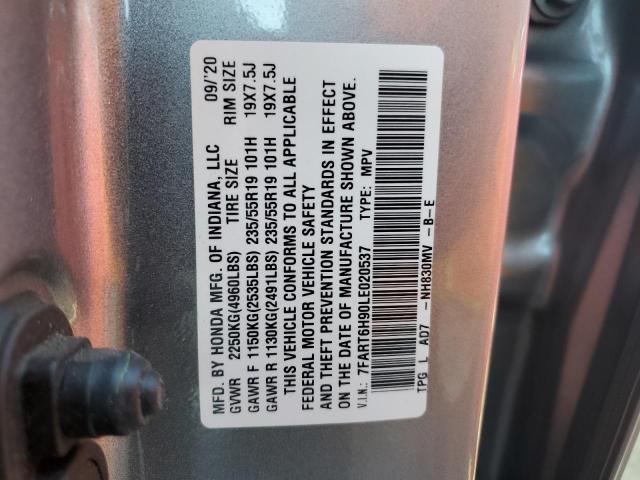 7FART6H90LE020537 Honda Cr-v Touring