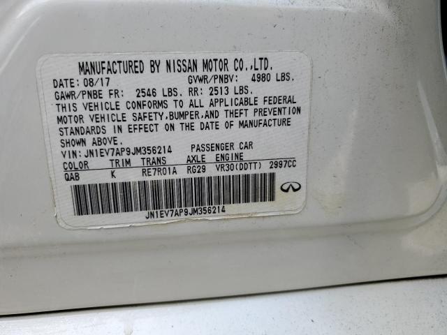 JN1EV7AP9JM356214 Infiniti Q50 LUXE