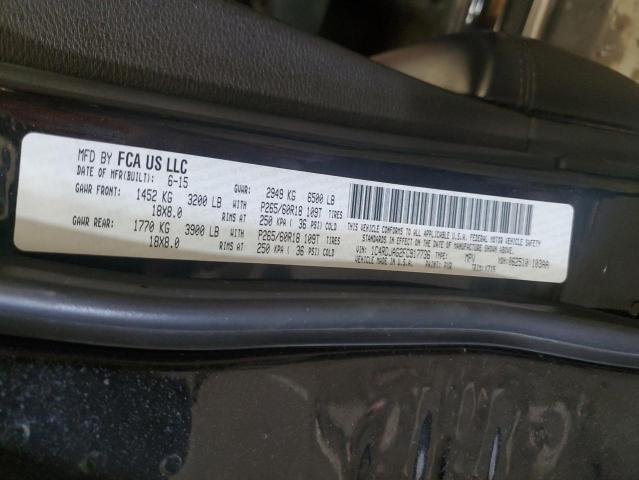 1C4RDJAG2FC917736 Dodge Durango Sxt