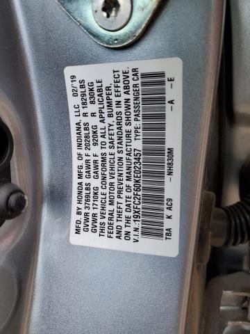 19XFC2F60KE023457 Honda Civic Lx