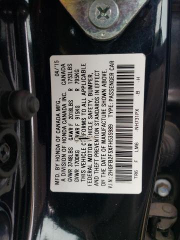 2HGFB2F5XFH535989 Honda Civic Lx