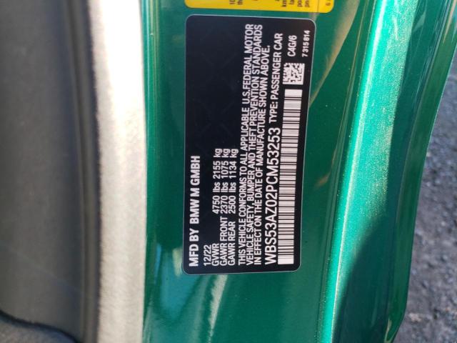 WBS53AZ02PCM53253 BMW M4