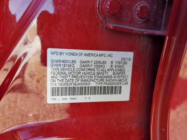 19UDE2F38JA005833 Acura Ilx Base Watch Plus