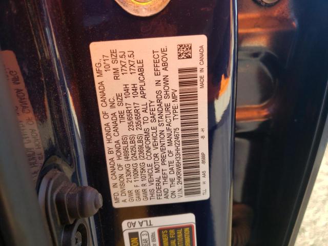 2HKRW6H33HH224675 Honda CR-V LX