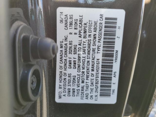 2HGFB2F97EH531674 Honda CIVIC EXL