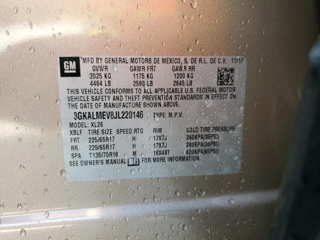 3GKALMEV8JL220146 GMC Terrain Sle