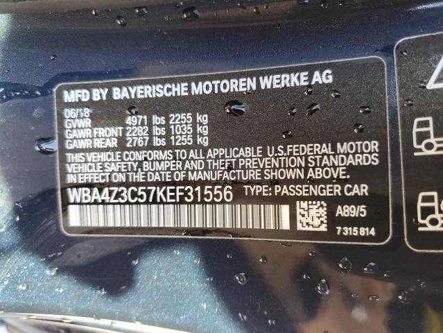 WBA4Z3C57KEF31556 BMW 430xi