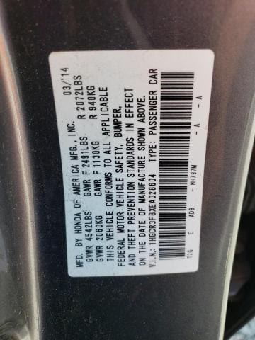 1HGCR3F8XEA028604 Honda ACCORD EXL