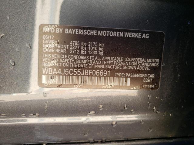 WBA4J5C55JBF06691 BMW 440i Gran Coupe