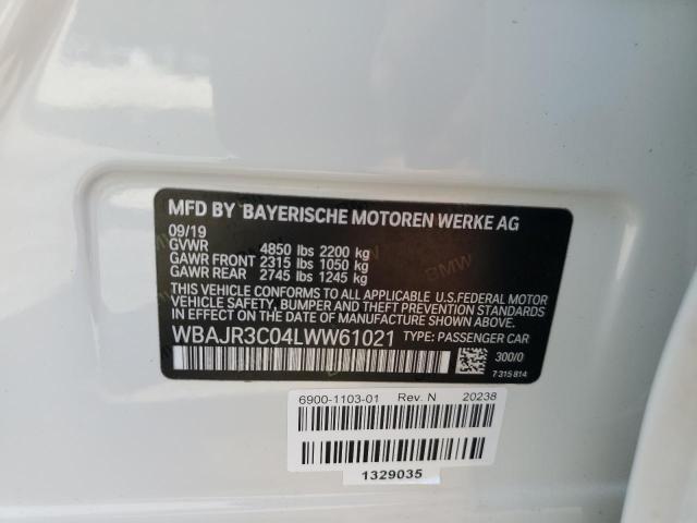 WBAJR3C04LWW61021 BMW 530 I