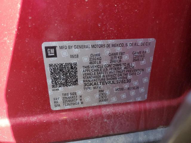 3GKALTEV8JL375130 GMC Terrain Sle