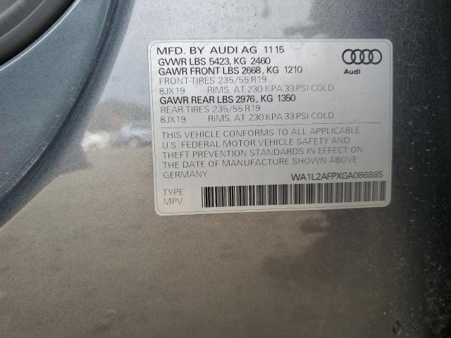 WA1L2AFPXGA086885 Audi Q5 Premium Plus