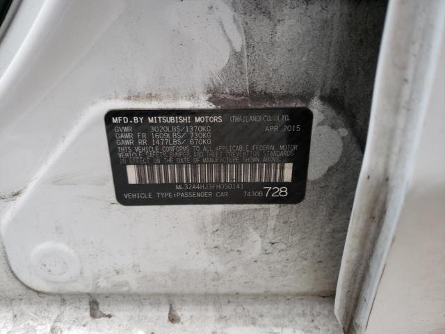 ML32A4HJ3FH050141 Mitsubishi MIRAGE ES