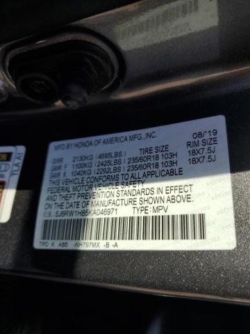 5J6RW1H85KA046971 Honda CR-V EXL