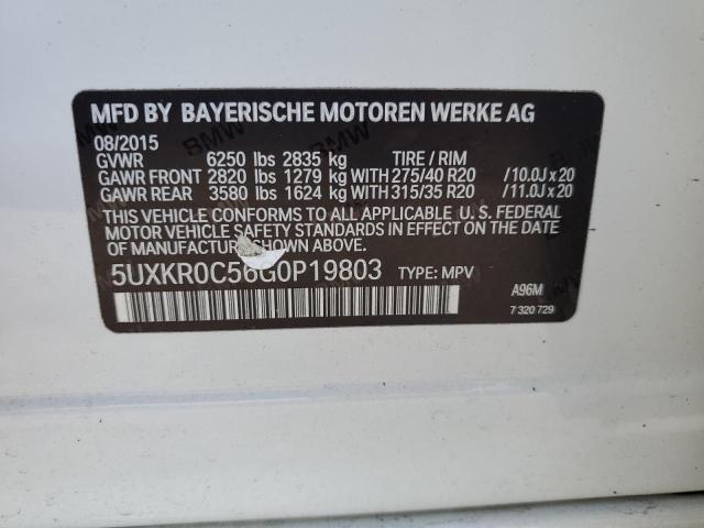 5UXKR0C56G0P19803 BMW X5 Xdrive35i