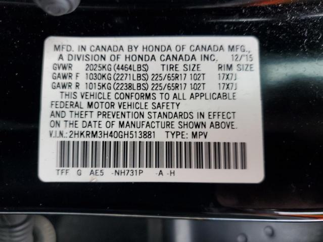 2HKRM3H40GH513881 Honda CR-V SE