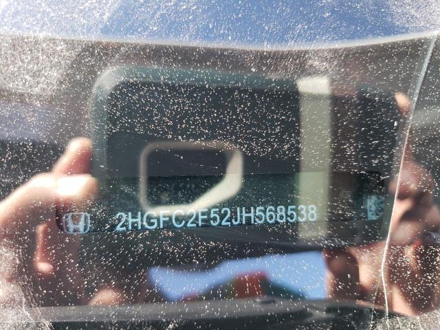 2HGFC2F52JH568538 Honda Civic Lx