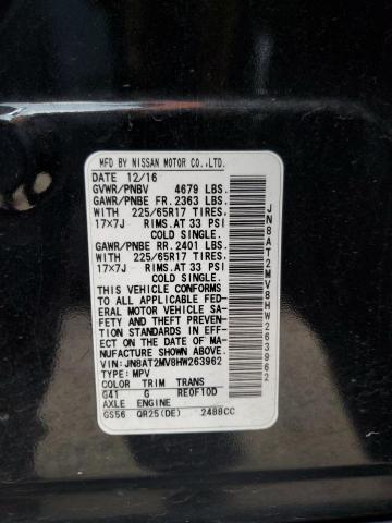 JN8AT2MV8HW263962 Nissan ROGUE S