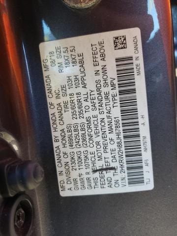 2HKRW2H88JH678561 Honda CR-V EXL