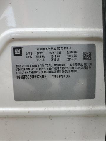 1G4GF5G36EF128463 Buick Lacrosse Touring