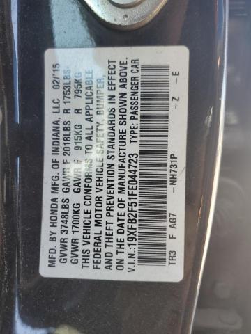 19XFB2F51FE044723 Honda Civic Lx