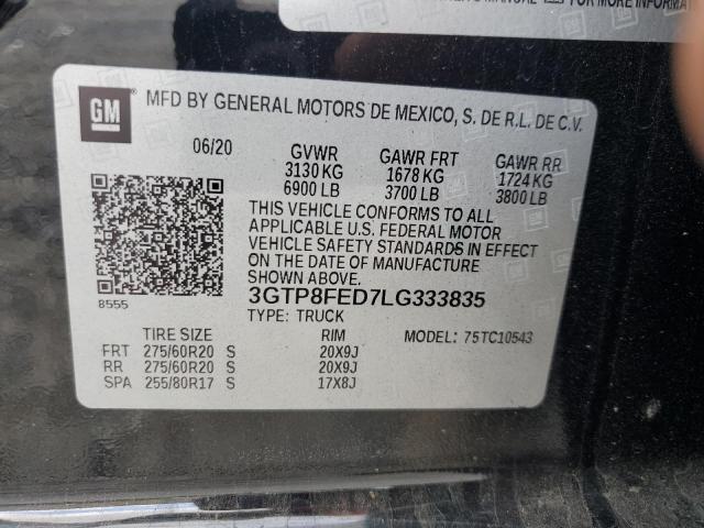 3GTP8FED7LG333835 GMC Sierra C1500 Denali