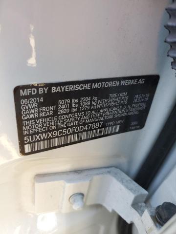 5UXWX9C50F0D47887 BMW X3 Xdrive28i