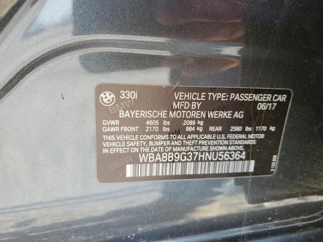 WBA8B9G37HNU56364 BMW 330 I