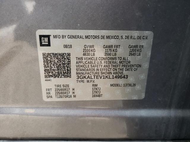 3GKALTEV1KL149643 GMC Terrain Sle