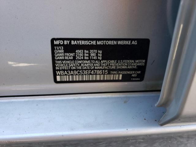 WBA3A9C53EF478615 BMW 335 I