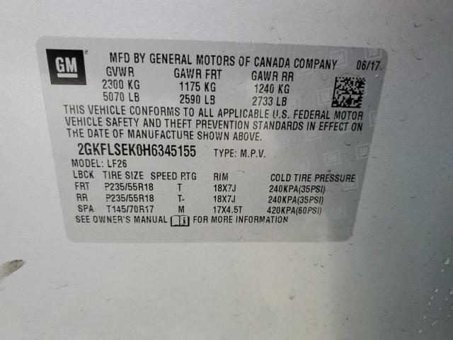 2GKFLSEK0H6345155 GMC Terrain Sle