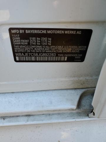 WBAJE7C58JG892283 BMW 540 XI