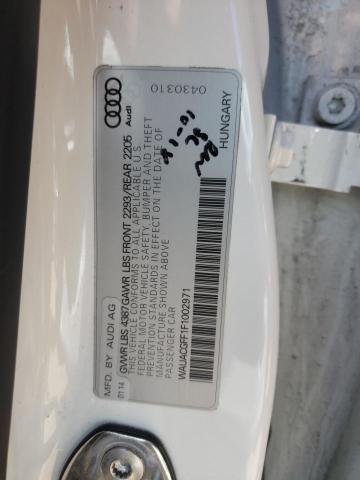 WAUACGFF1F1002971 Audi A3 PREMIUM