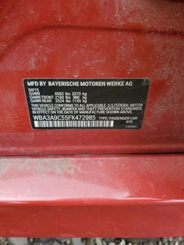 WBA3A9C55FK472985 BMW 335 I