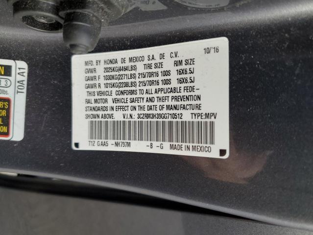 3CZRM3H39GG710512 Honda CR-V LX