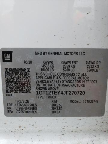 1GT12TEY4JF270720 GMC Sierra K2500 Slt